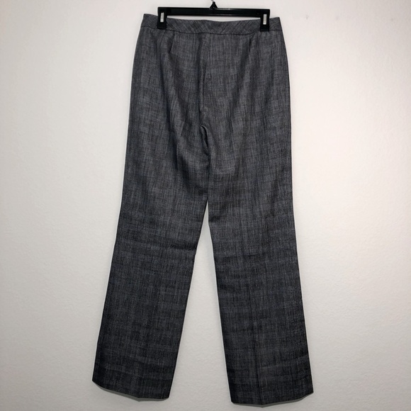 Lafayette 148 High Waist Blue Gray Light Wool Menswear Inspired Pants size 4 - Picture 8 of 9